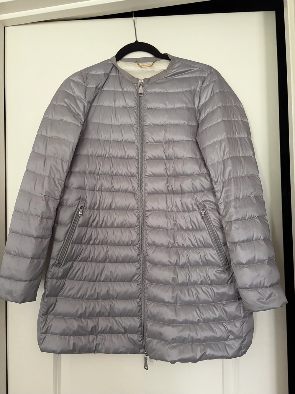 SEVENTY Gray Quilted Packable Women's Coat - Lightweight down Jacket